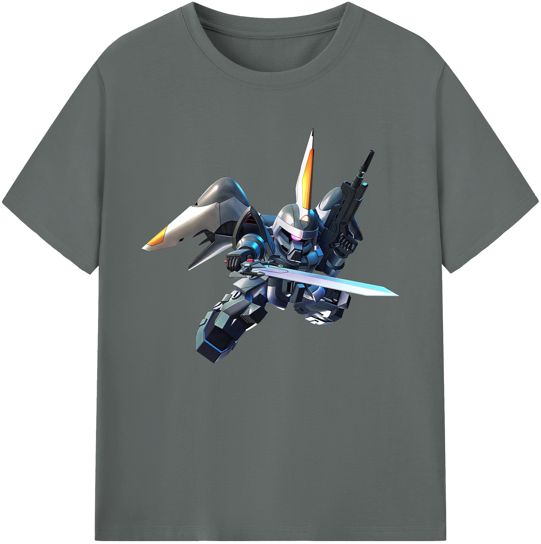 （画像用） 機動戦士ガンダム Mobile Suit Gundam 綿100％ メンズ半袖Tシャツ｜肌触りやわらか＆通気性